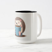 Bonjour Hedgehog Mug (Devant droit)