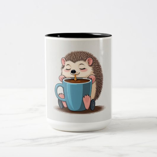 Bonjour Hedgehog Mug (Centre)