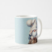 Bonjour Hiver Gnome Café Mug (Devant droit)