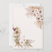 Bonjour invitation Baby shower (Dos)