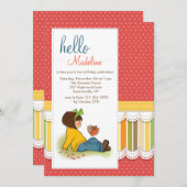 Bonjour invitation d'ami (Devant / Derrière)