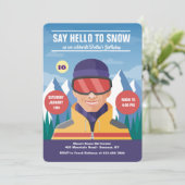 Bonjour Invitation de neige (Debout devant)