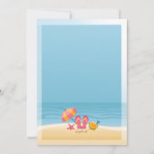 Bonjour Invitation d'été (Dos)