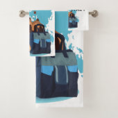 Bonjour Italie Design Ensemble de serviettes de ba (En situation)