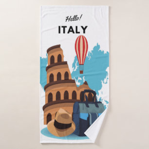 Bonjour Italie Design Ensemble de serviettes de ba