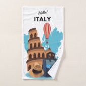 Bonjour Italie Design Ensemble de serviettes de ba (Serviette à main)