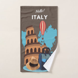 Bonjour Italie Design Ensemble de serviettes de ba