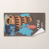 Bonjour Italie Design Ensemble de serviettes de ba (Serviette à main)