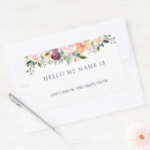 Bonjour, je m'appelle Étiquettes de nom pour douch (Enveloppe)