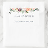 Bonjour, je m'appelle Étiquettes de nom pour douch (Sac)