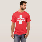 Bonjour je suis T-shirt de Gruezi de Suisse (Devant entier)
