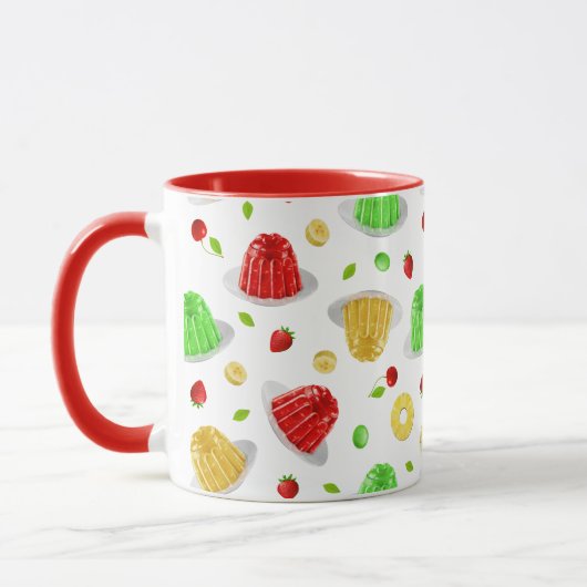 Bonjour Jello Mug - sur blanc (Gauche)