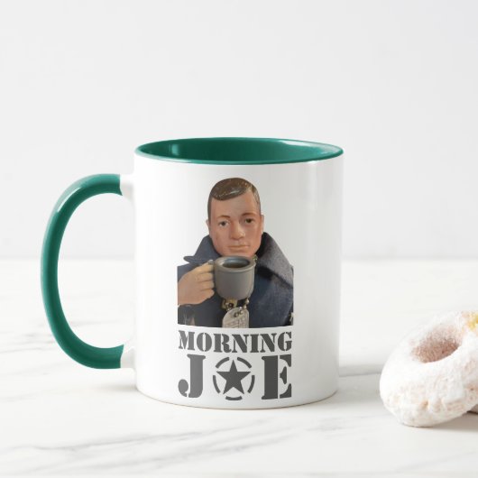 Bonjour Joe Mug (des deux côtés) (Avec donut)