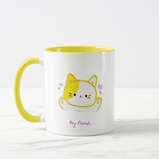 Bonjour Kitty Mug (Gauche)