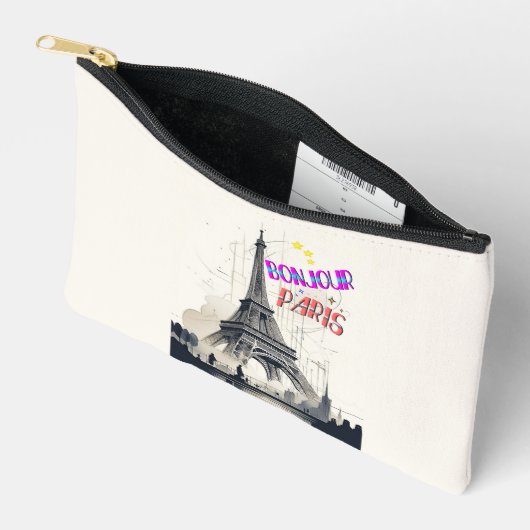 Bonjour Kleurrijke Parijs Etui (Open)