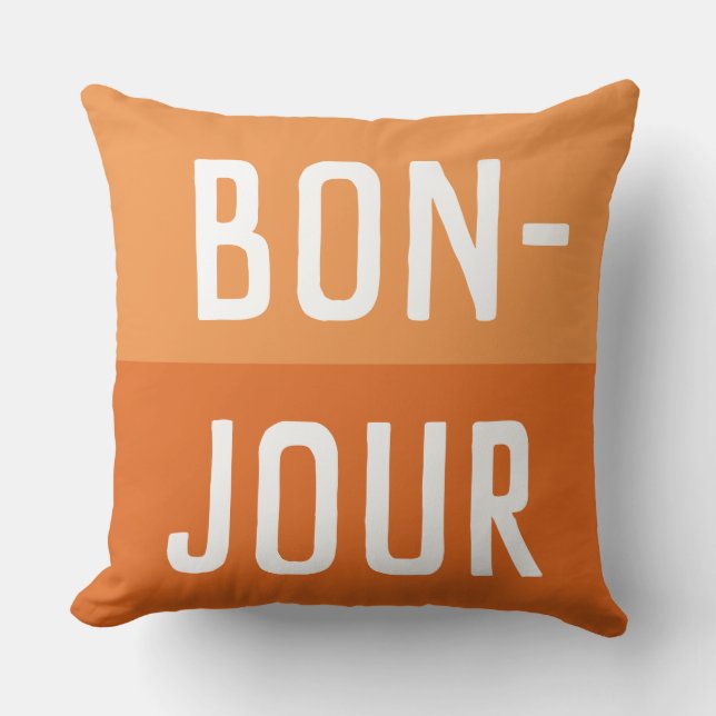 Bonjour Kussen (Voorkant)