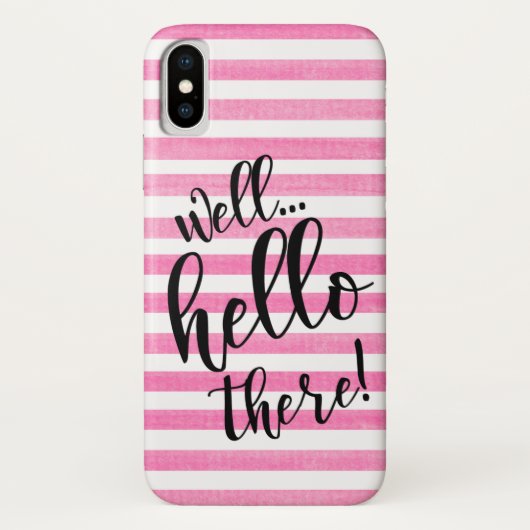 BONJOUR LÀ-BAS sur n'importe quel Coque iPhone X c (Dos)