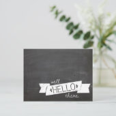 bonjour là carte postale (Debout devant)