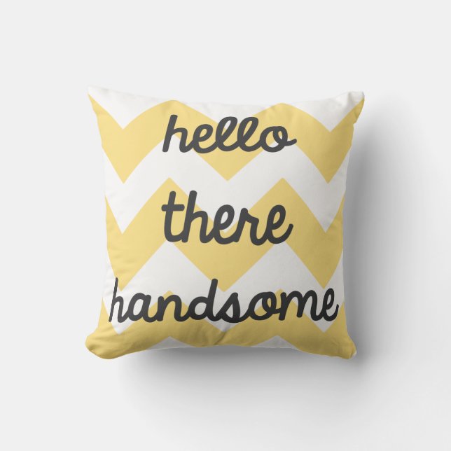 Bonjour là coussin beau (Recto)