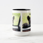 "Bonjour là !" Tasse d'ours noir (Centre)