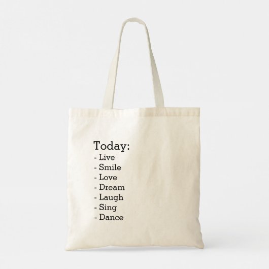 Bonjour L'amour girly aangepaste tekstCanvas tas (Achterkant)