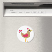Bonjour le poulet ! Aimant de poulet funky (In Situ (Lave-vaisselle))