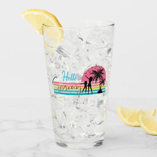 Bonjour Le Verre De Printemps (Devant glace)