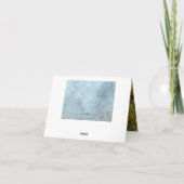 Bonjour Little Kitty Merci Carte pour notes (Dos)