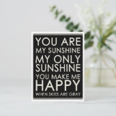 Bonjour, Love Motivational Citation Vierge Carte p (Debout devant)