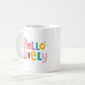 Bonjour Lovey Coffee Mug (Devant gauche)