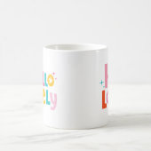 Bonjour Lovey Coffee Mug (Centre)