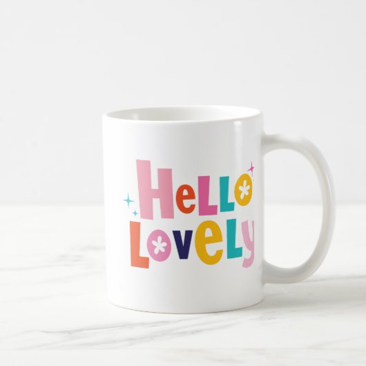 Bonjour Lovey Coffee Mug (Droite)