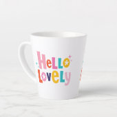 Bonjour Lovey Latte Mug (Angle gauche)