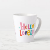 Bonjour Lovey Latte Mug (Angle droit)