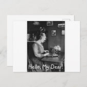 Bonjour, Ma Chère Carte Postale (Devant / Derrière)