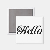 Bonjour Magnet (Recto/Verso)