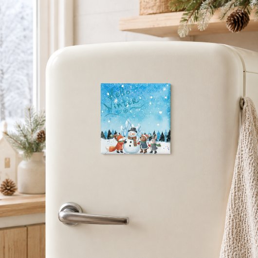 Bonjour Magnet Hiver