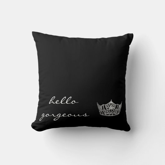 Bonjour magnifique Coussin de la couronne de conco (Recto)