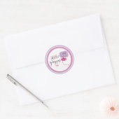 Bonjour Magnifique illustration faciale Sticker (Enveloppe)
