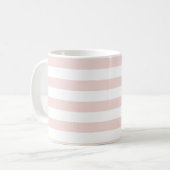 Bonjour magnifique Pink Strike & Blush Peony Mug (Devant gauche)