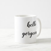 bonjour magnifique tasse (Devant droit)