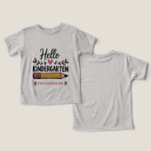 Bonjour Maternelle Personnalisée Retour À L'École (Design Recto & Verso)