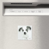Bonjour mignon chien Magnet (In Situ (Lave-vaisselle))