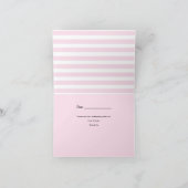 Bonjour Mignon Dessin Animé Rose Merci (Intérieur)