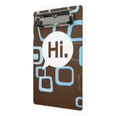 Bonjour . Mini porte-bloc (Angle2)