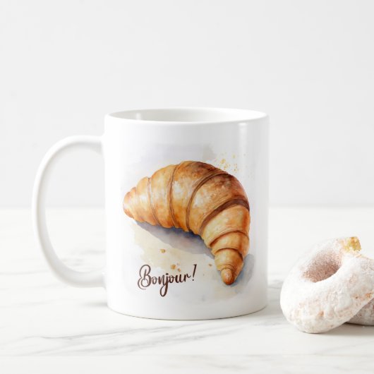 Bonjour. Mok (Met donut)