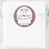 Bonjour mon nom est brise glace événement Sticker (Sac)