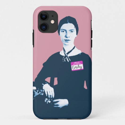 Bonjour mon nom est coque iphone rose d'Emily (Dos)