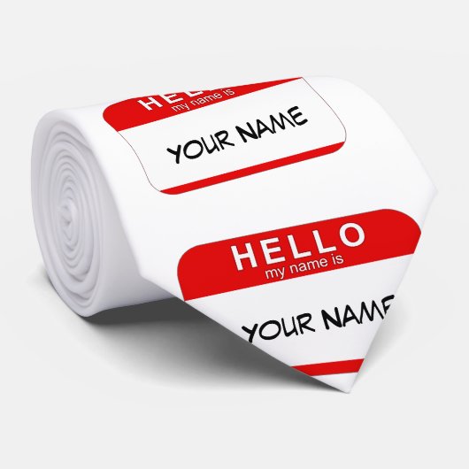 Bonjour mon nom est cravate (Roulé)