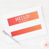 Bonjour Mon Nom Est Stickers (Enveloppe)